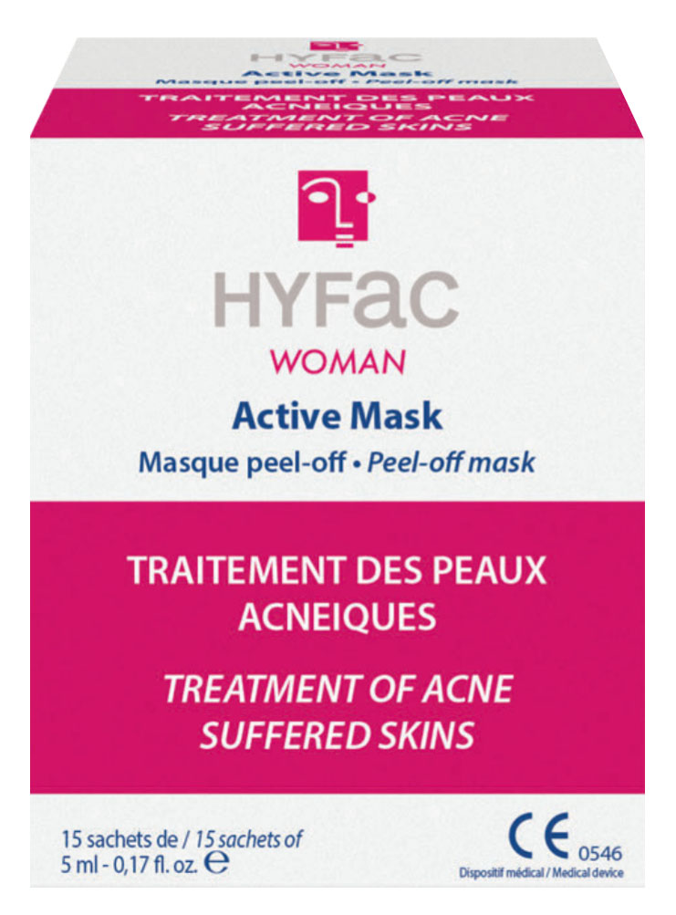 Hyfac Woman Active Mask - 15 un x 5 ml