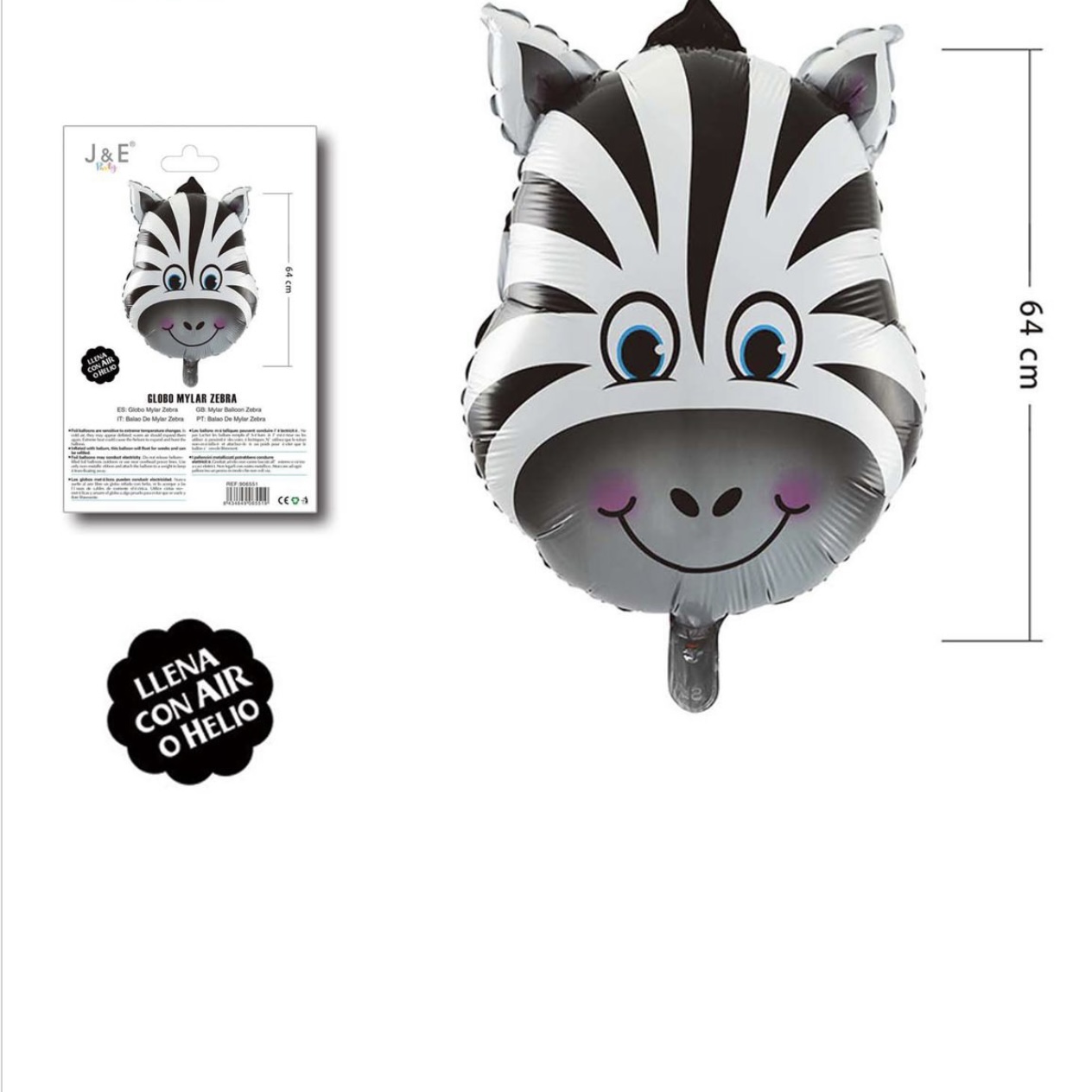 Balão zebra 