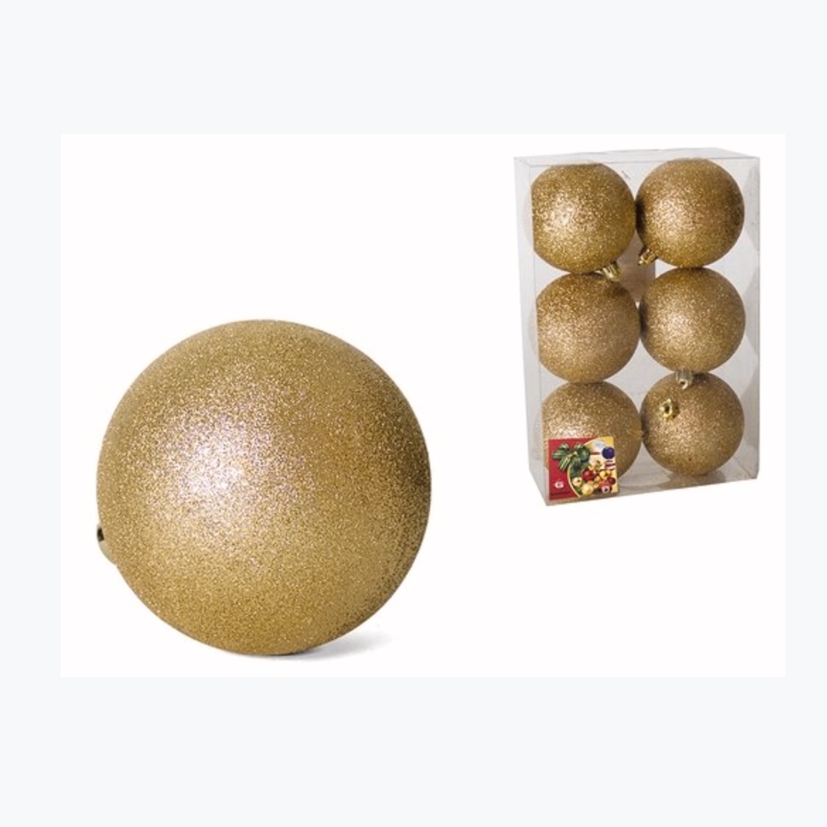 Bola de natal dourado 
