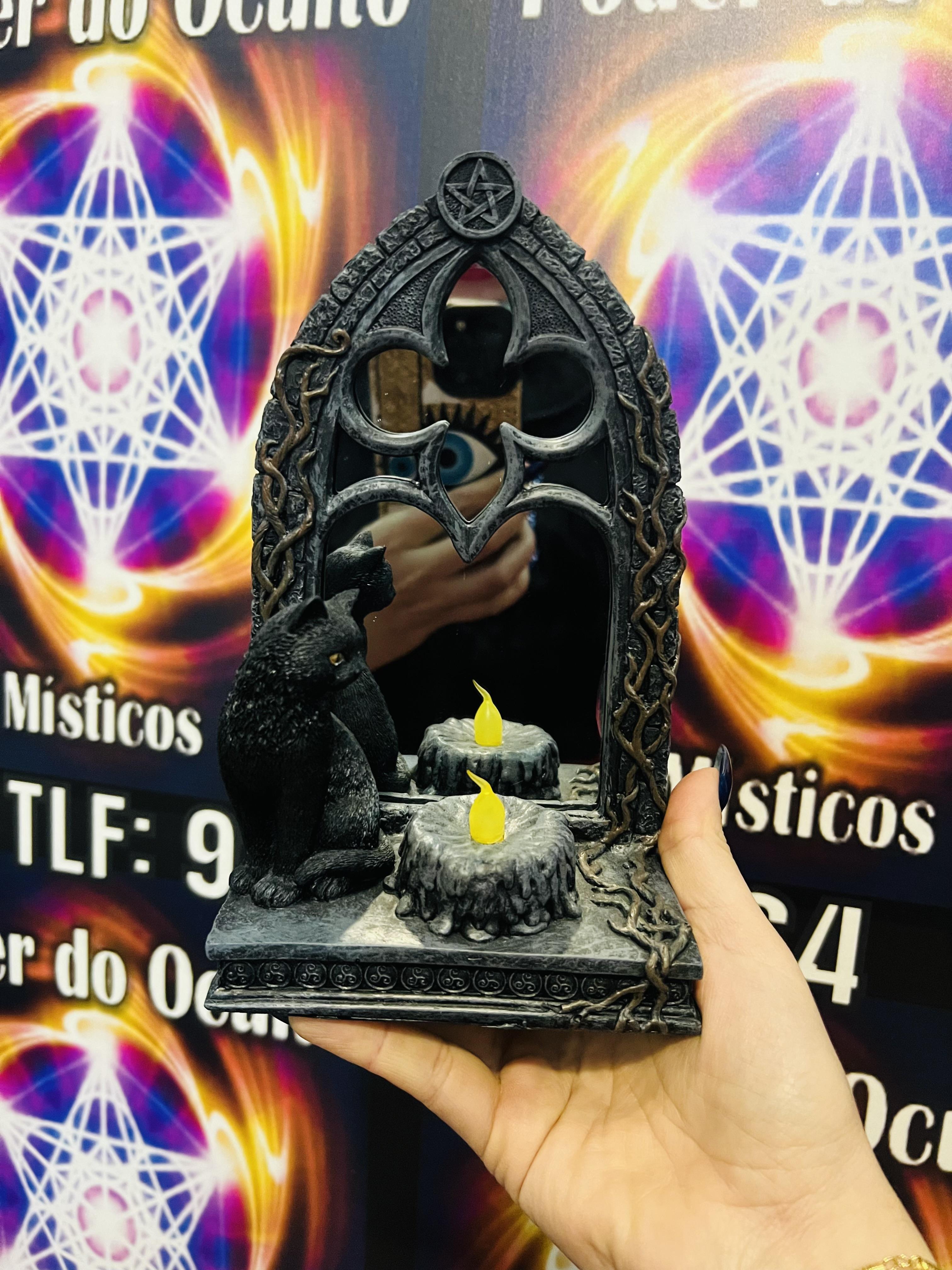Espelho Mágico e Místico com Luz 